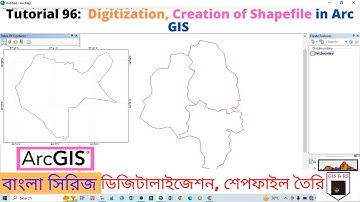 ArcGIS  Digitization, Creation of Shapefile in Arc GIS