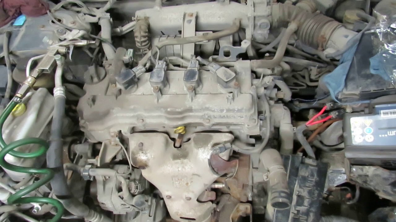 Где находится номер двигателя альмера н16 Двигатель Nissan для Almera Classic (B10) 2006-2013 - YouTube