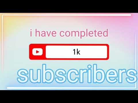 Completed 🥳❣️ 1k ❣️ subscribers | Thanku all 🥰| But 1k special video will be come on shivratri 😇🙏❣️