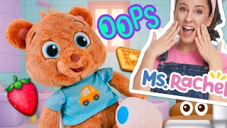 Bean The Bear Learns Potty With Ms. Rachel Feat Baby Alive Breakfast For Baby
