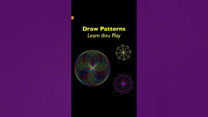 Create this STUNNING pattern in Scratch ⛳️ #scratch #codingforkidsfree #shorts