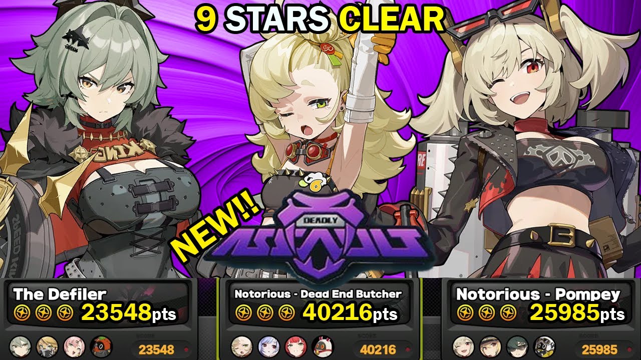 Caesar DPS, Piper & Burnice! | NEW Deadly Assault 9 Star Clear | Zenless Zone Zero ZZZ 2.2【ゼンゼロ】