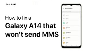 [SOLVED] How To Fix A Galaxy A14 That Can't Send MMS / Picture Messages