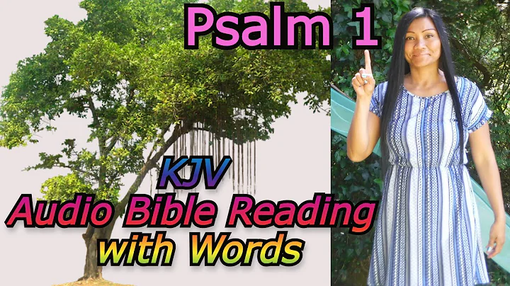 Psalm 1 KJV (audio bible reading with words )│ King James Version │ Christian Bible Verse Channel