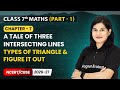 Types of Triangle &amp; Figure it Out - A Tale of Three Intersecting Lines | Class 7 Maths Part A | Ch 7