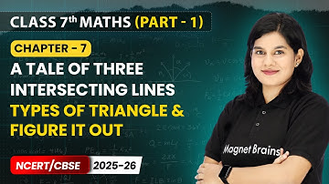 Types of Triangle & Figure it Out - A Tale of Three Intersecting Lines | Class 7 Maths Part A | Ch 7