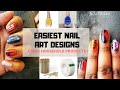 Easy Creative Nail Art for Beginners 2020 | Household Items | Short Nails