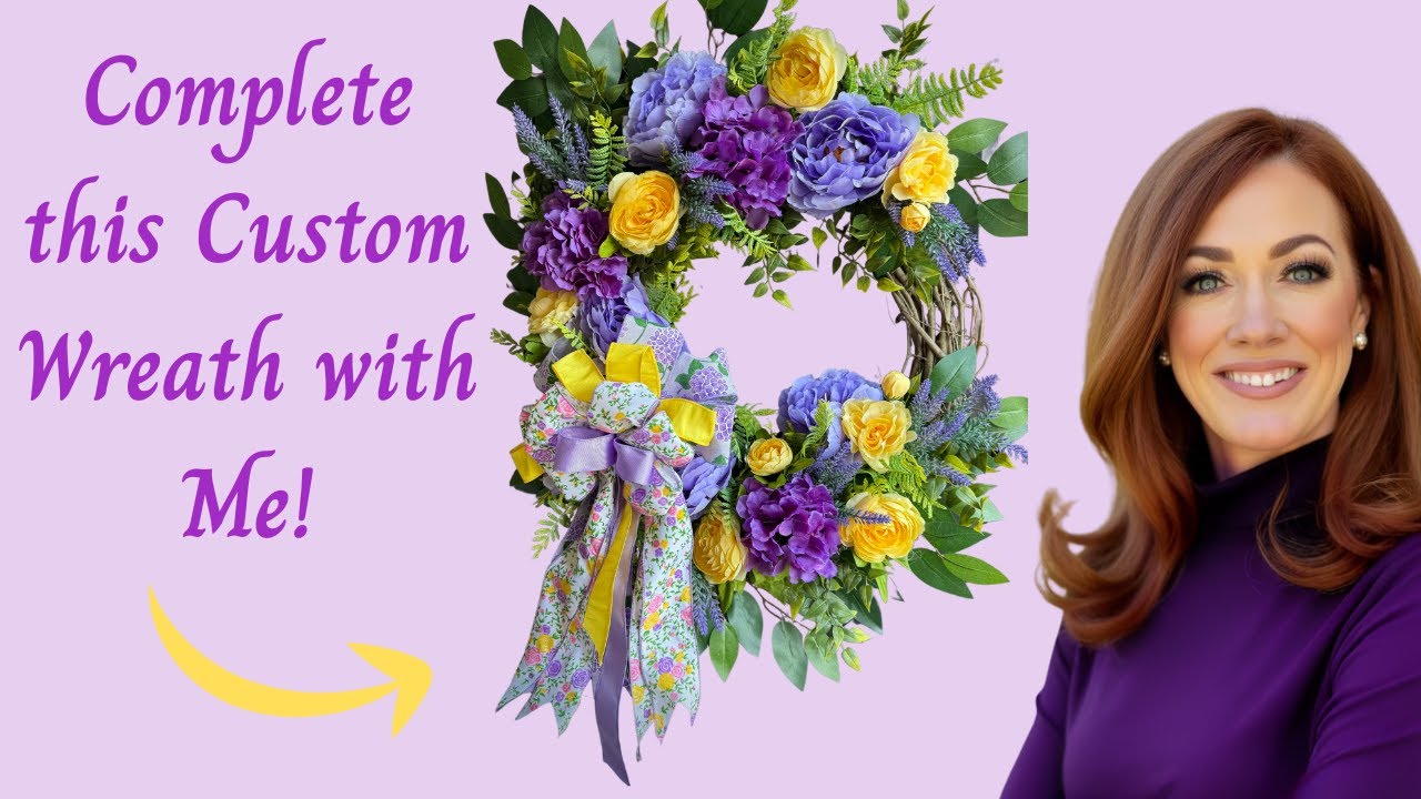 DIY Spring Wreath 🌼 | Live Floral Design with Me!