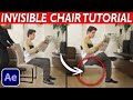 How to create invisible chair illusion  after effects vfx tutorial