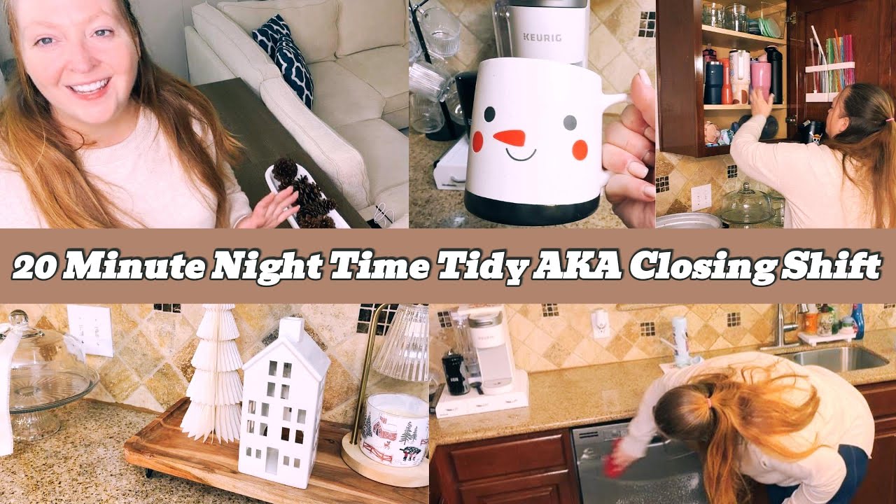 🌙 20 Min. Nighttime Tidy - 2026 Winter Cleaning Routine ❄️⛄
