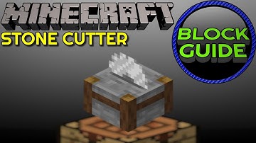 How To Craft And Use Stonecutter Minecraft