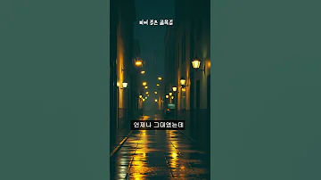 Playlist 비에 젖은 골목길 트로트 7080 연인 사랑 발라드 골목길 감성 