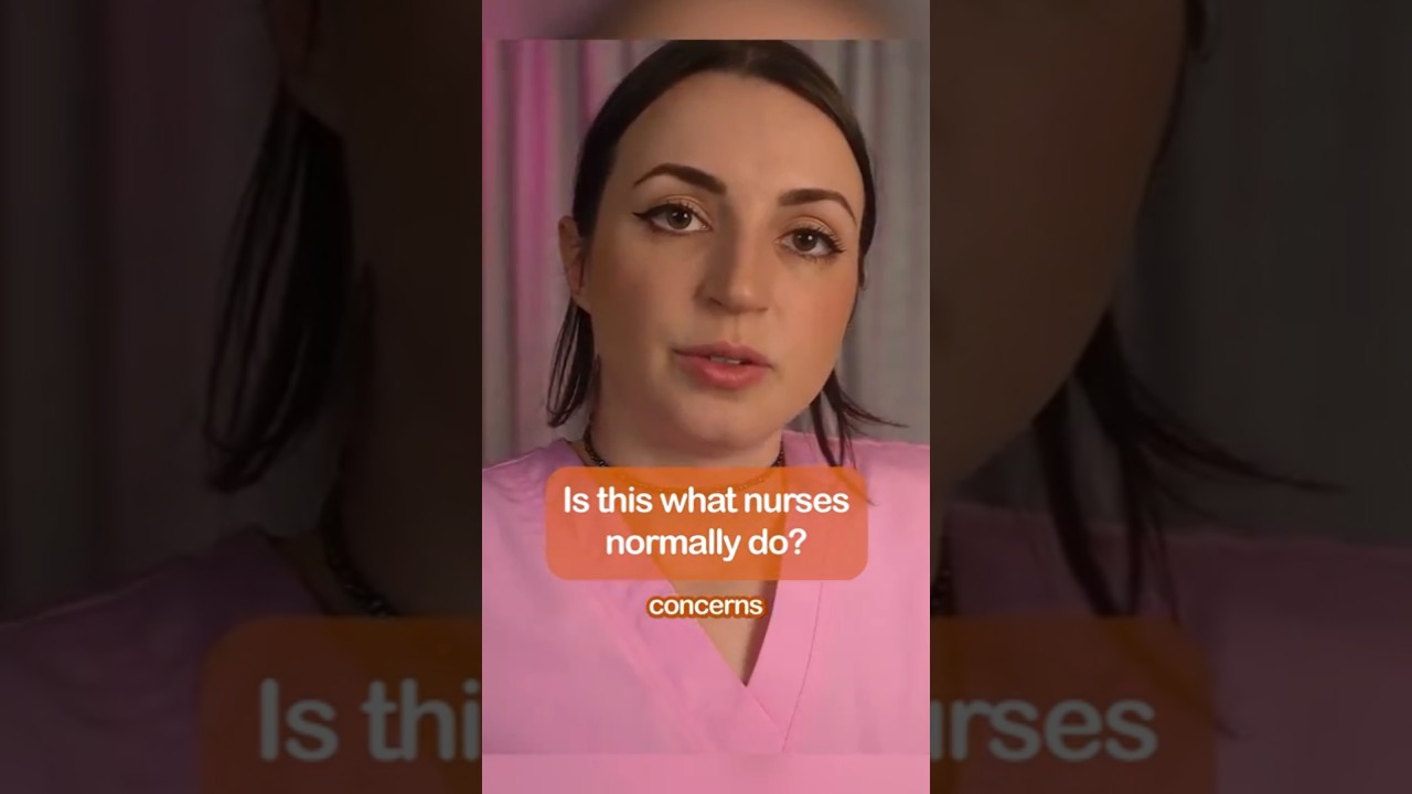 ASMR - Do nurses normally do this? #shorts