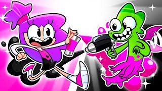 Challenge: Pink VS Black Clash of Colors! 💗🖤 Funny English for Kids!