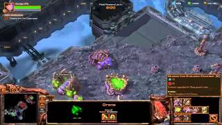 Starcraft 2 Heart Of The Swarm - Mission 19 - Death From Above
