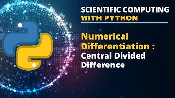 Numerical Differentiation | Central Divided Difference using Python