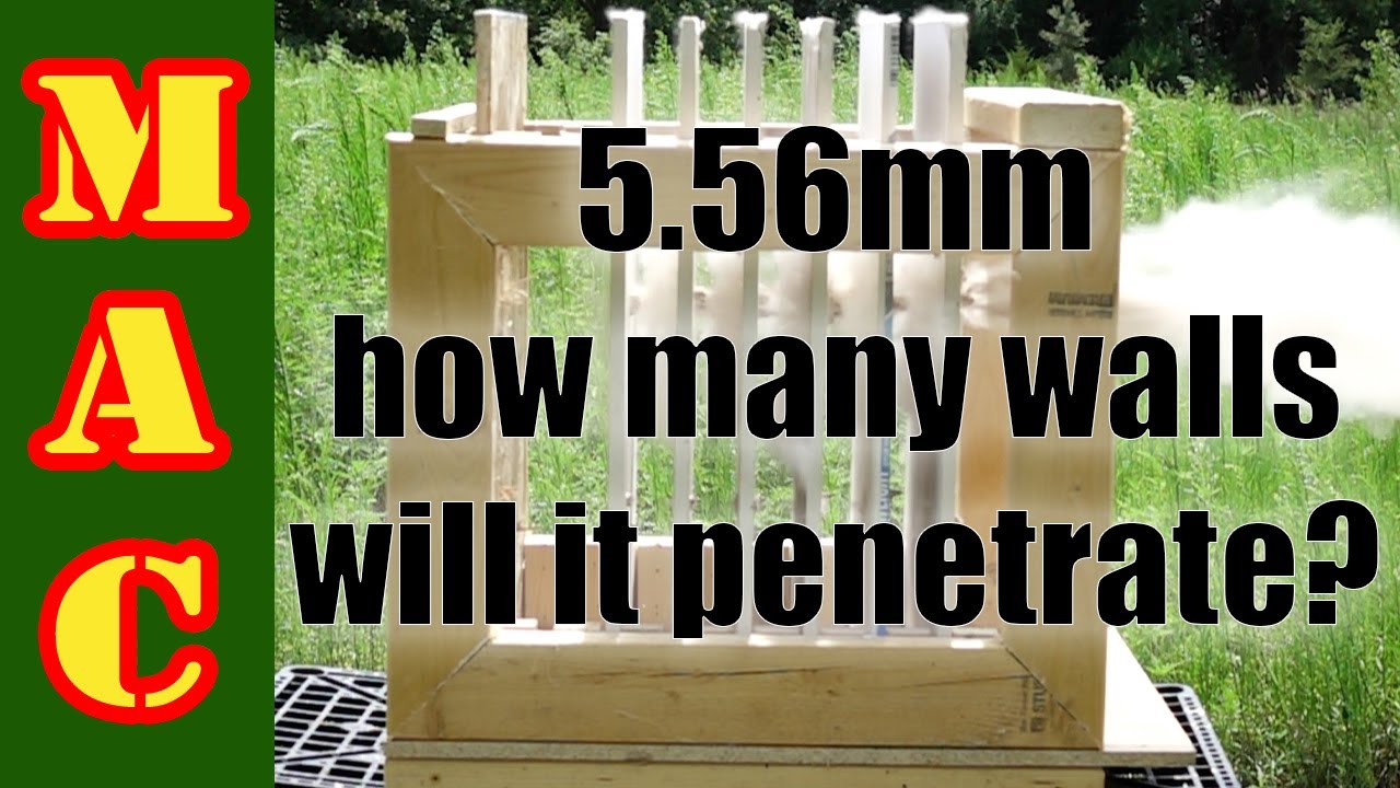 Incredible 5.56Mm Penetration Test: M193 Ball And Mk311 Mod3 Frangible. Is A House A Barrier?