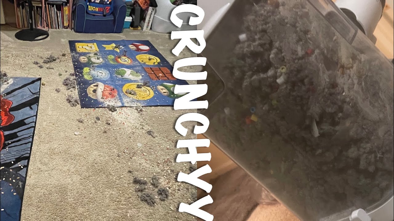 Too Much Crunch Vacuuming ASMR Quick Vid before date night Kids Room