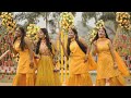 Haldi dance performance by bride and brides teamsister dance in haldisong for haldi dance