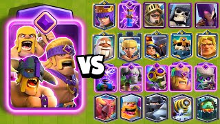 NEW TRIO of BARBARIANS vs ALL CARDS | Clash Royale