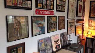 Vinyl Record Collector Music Room Man Cave Tour (2018 part 1)