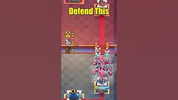 How Would You Defend This Push #clashroyale