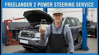 Land Rover Freelander 2 Power Steering Fluid + Filter Change + Cut Open Reservoir LR000578