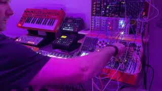 Modular eurorack techno jam