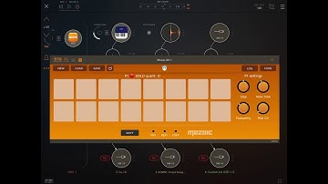 Recording/Editing notes in the FLOW Sequencer inside of MOZAIC