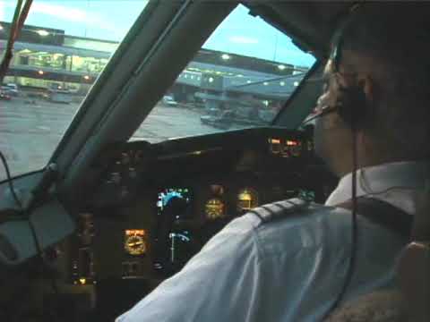 Real cockpit video Amsterdam to Curacao # 6 (Boein...