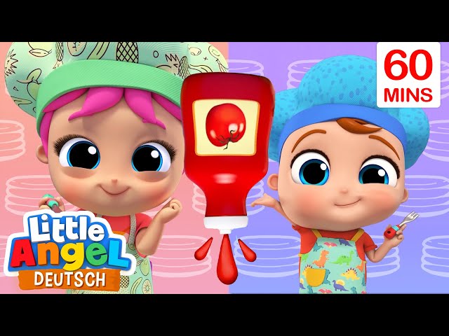 Das Ketchup-Lied | Kinderlieder mit Klein Joni | Little Angel Deutsch class=