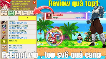 Ngọc Rồng Online - Review Quà Khủng Top 1 Sự Kiện Noel...Cuộc Chiến Cực Căng Giành Top Sever6 !!!