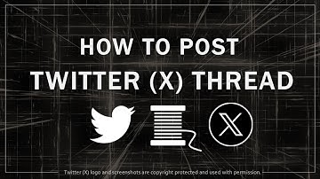 How to Post Twitter Thread on X