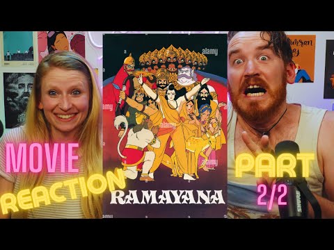 Ramayana: LEGEND of Prince RAMA  Film REACTION!! PART 2/2 