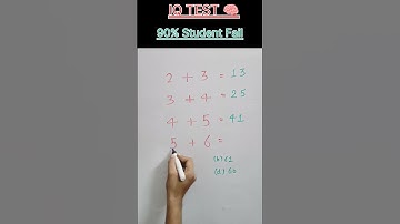 Brain test #iqtest #maths #reasoning #mathshortcuts #reels #trending #shorts
