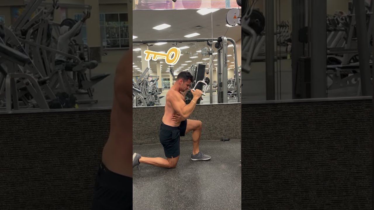 The BEST Exercise For Lower Lat Growth MUST TRY Single Arm 1 2 Kneeling Pulldown 