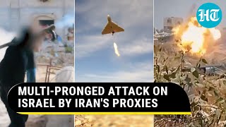 Iran's Proxies Hamas & IRI Fire Drones At Israel's Eilat, Bomb Merkava Tanks After Raisi's Death