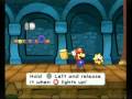 Paper Mario The Thousand Year Door Battle: Gold Fuzzy and Horde