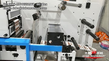 How does High Speed automatic Intermittent paper label rotary die cutting machine work?