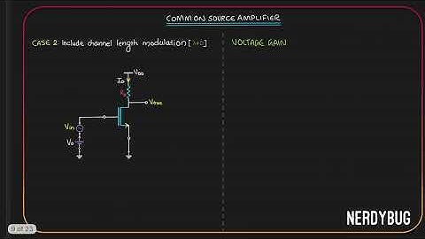 Common Source Amplifier | Analog Circuits | NerdyBug | 2025