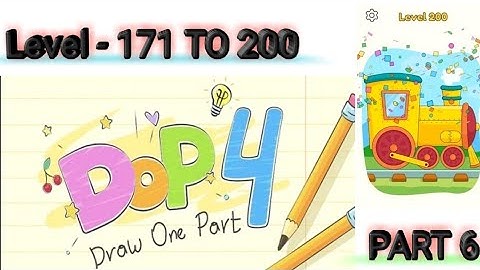 Dop 4 Draw One Part Walkthrough: Level - 171 TO 200 (Part 6) || R.S GAMING 123