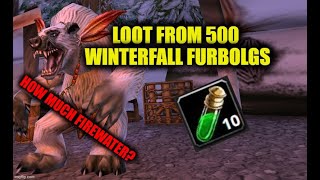 500 Winterspring Furbolgs Wow Clic Winterfall Firewater Farm