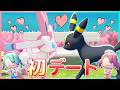 ブラッキーとニンフィアが初デートをしてみたら…💗【ぽこポケ/5×5クリエイト】