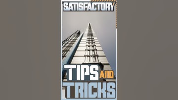 Infinitely long conveyer lifts with one simple trick! #satisfactory #bedplaysgames #gaming #shorts
