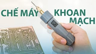 Chế máy khoan mạch 19.000RPM cực nhỏ gọn