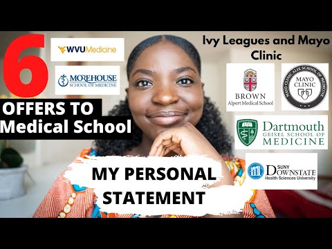 READING MY MEDICAL SCHOOL PERSONAL STATEMENT | WRITING TIPS AND STRATEGIES!