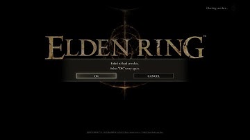 ELDEN RING PS5 Failed to Load save data