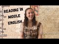 Reading Medieval Literature in Middle English | Where to Begin?