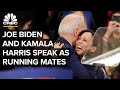 Joe Biden and Kamala Harris address the nation as running mates — 8/12/2020