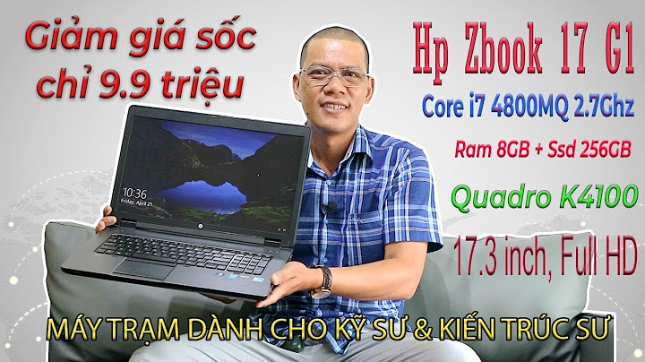 Hp zbook 17 g1 mobile workstation đánh giá